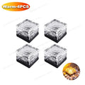 The Glacé Solar Glass Cube Garden Light