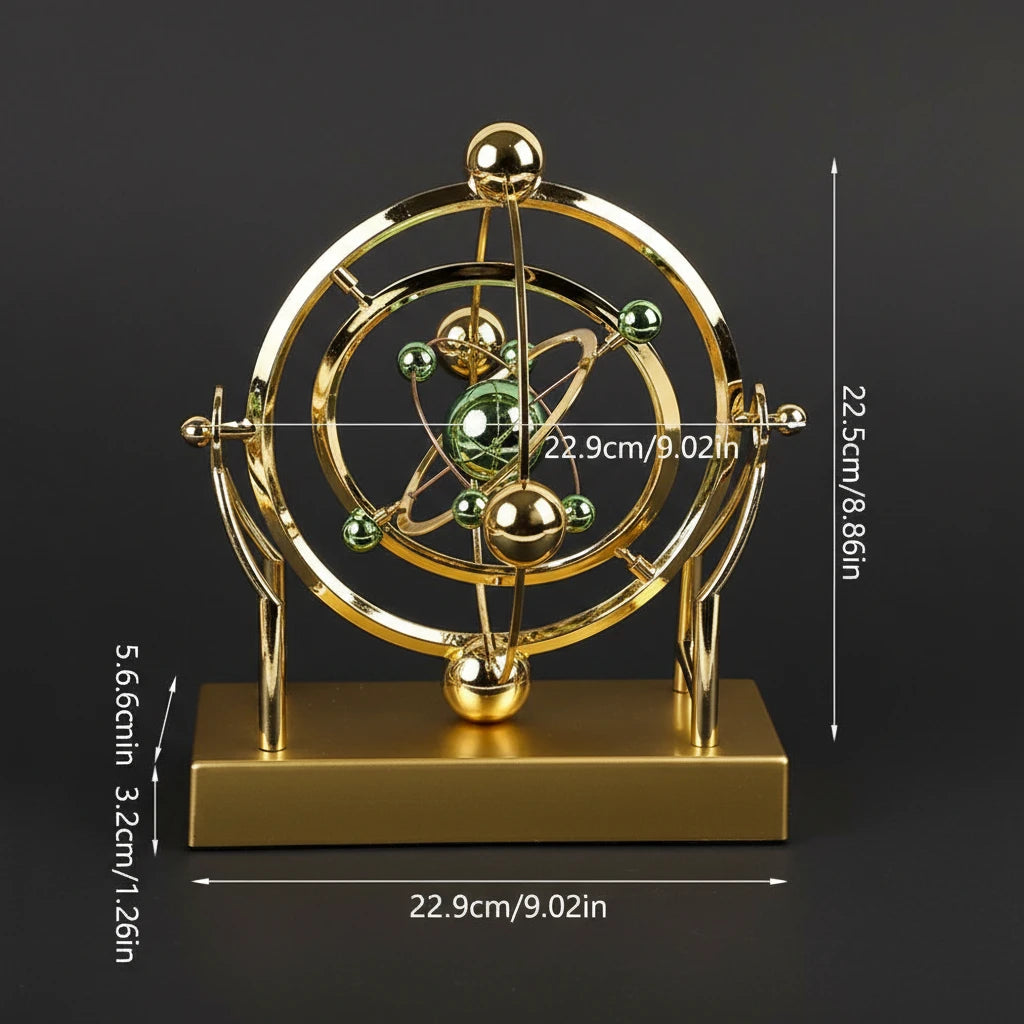 The Orrery Perpetual Motion Desk Sculpture