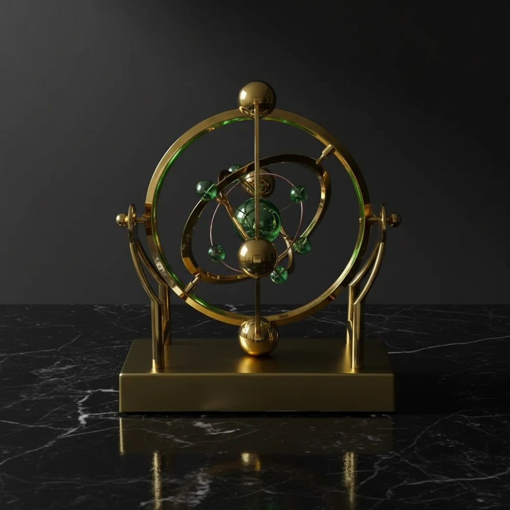 The Orrery Perpetual Motion Desk Sculpture