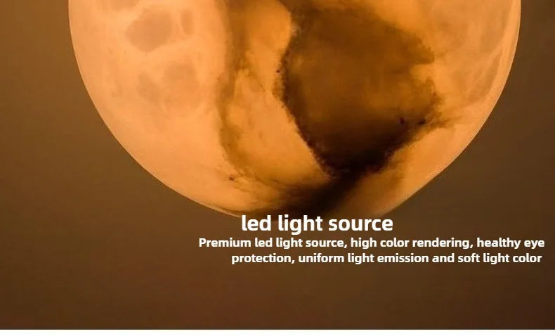 The Luna Alabaster Orb Wall Sconce, detail view