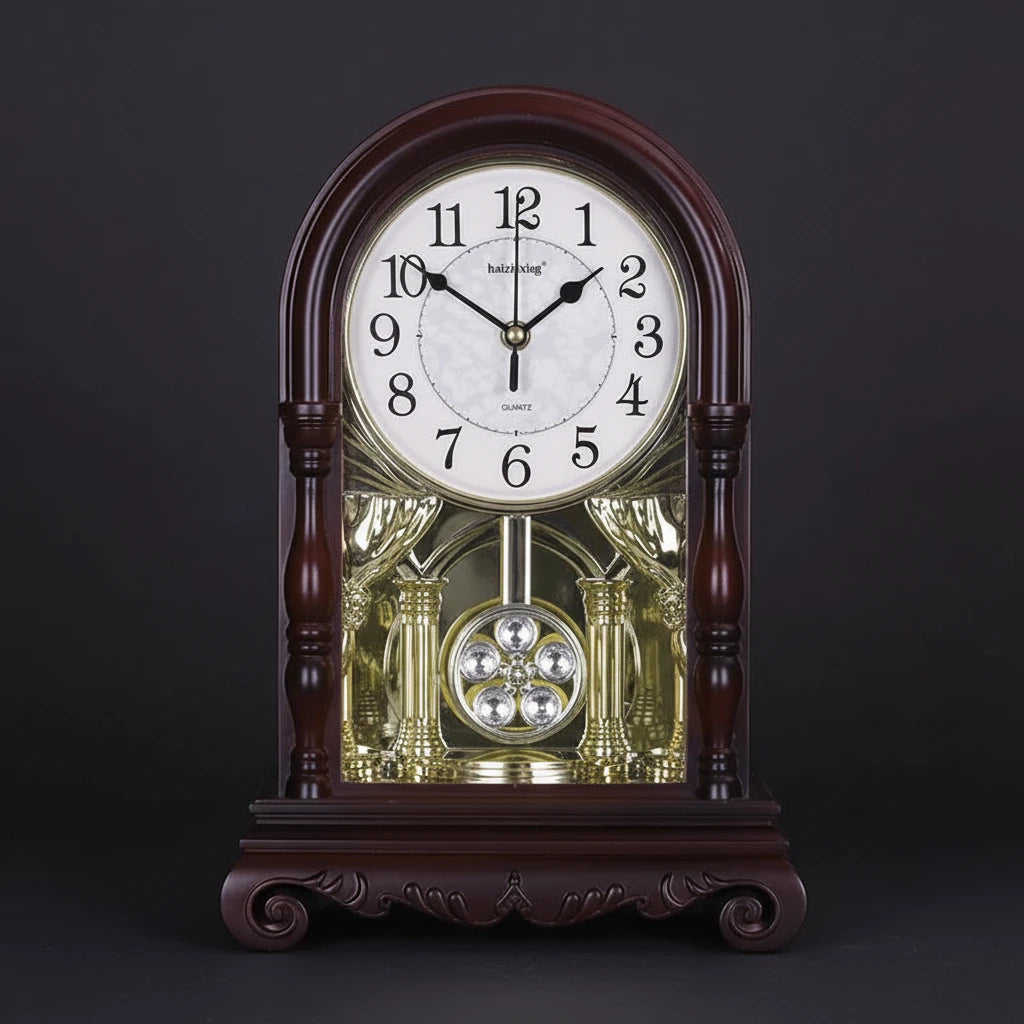 The Édouard Cathedral Music Seat Pendulum Clock