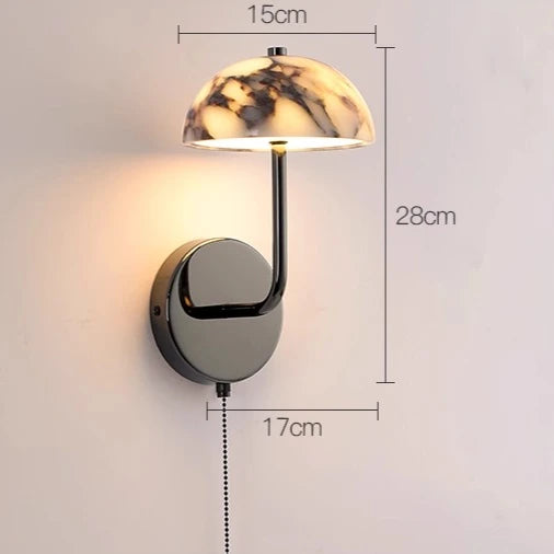The Moro Marble Stone Wall Sconce