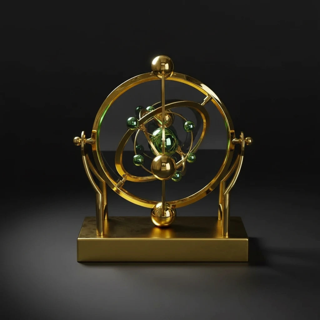 The Orrery Perpetual Motion Desk Sculpture