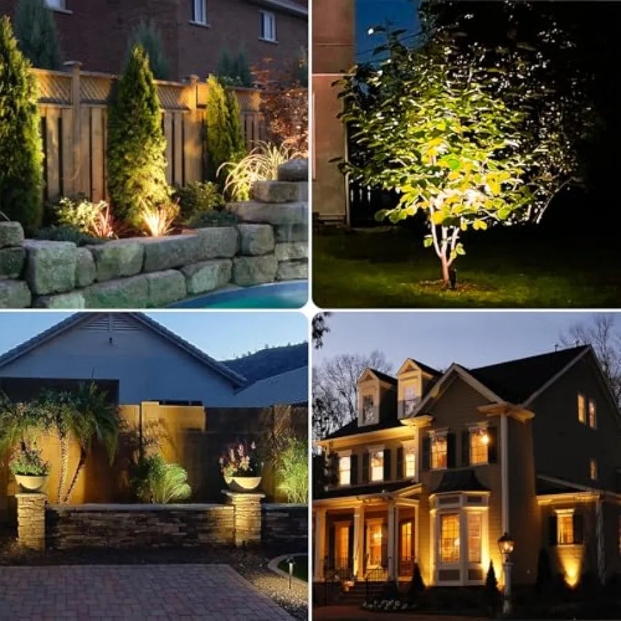 The Kensington Solid Brass Landscape Spotlight