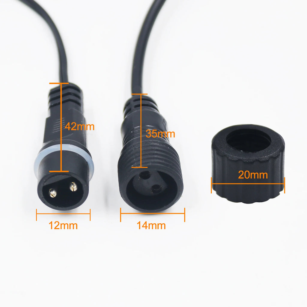 The Solara Solar COB LED Strip Light, detail view