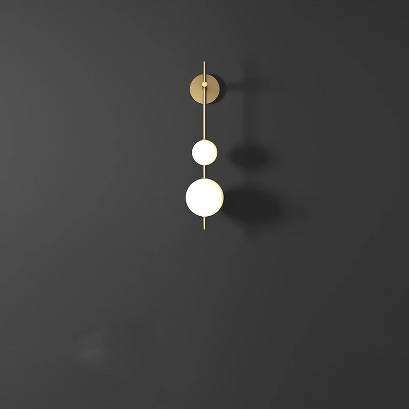 The Cascata Vertical Globe Wall Sconce