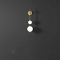 The Cascata Vertical Globe Wall Sconce