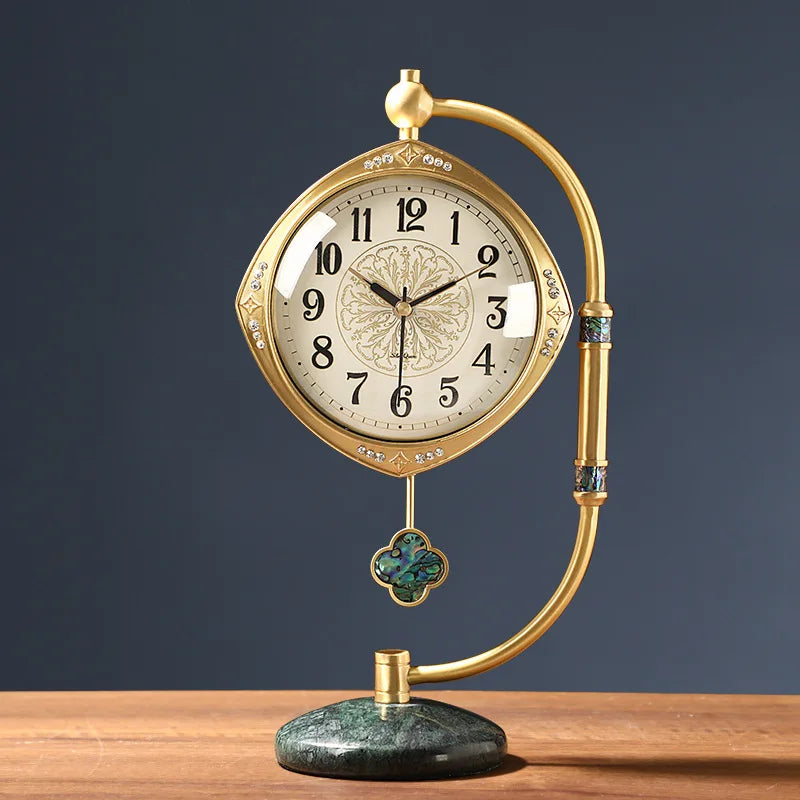 The Sheridan Brass Pendulum Desk Clock