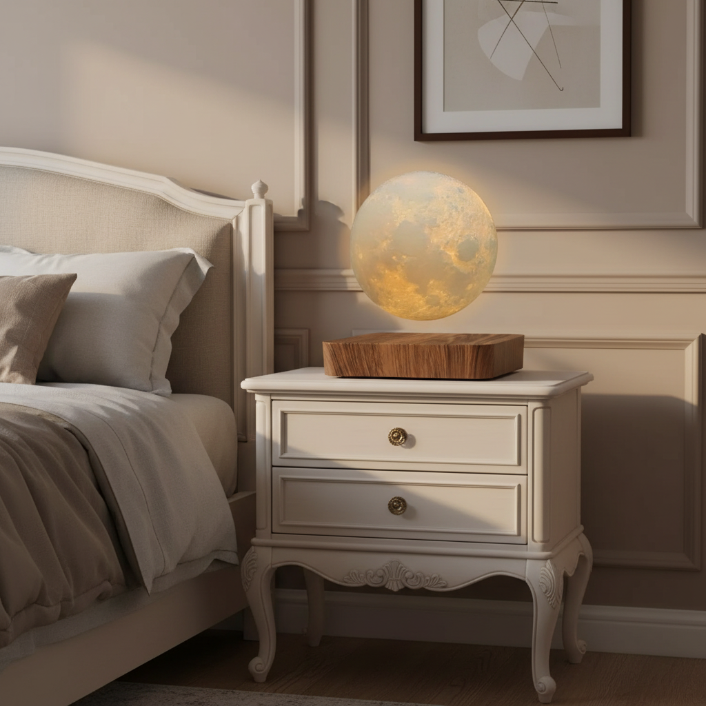 The Orbit Levitating Moon Lamp