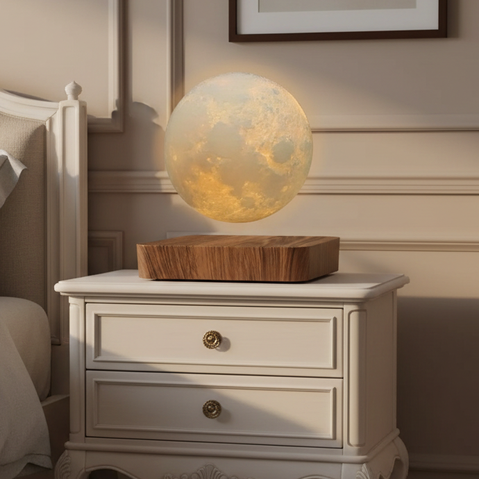 The Orbit Levitating Moon Lamp