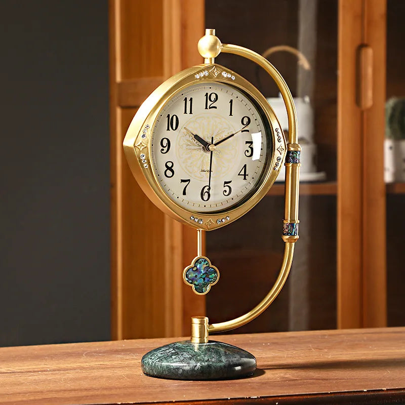 The Sheridan Brass Pendulum Desk Clock