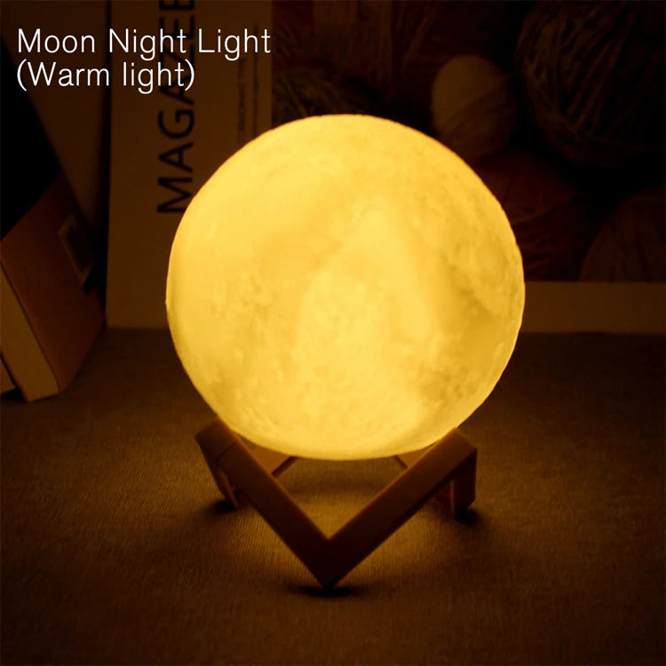 The Selene 3D Moon Night Lamp