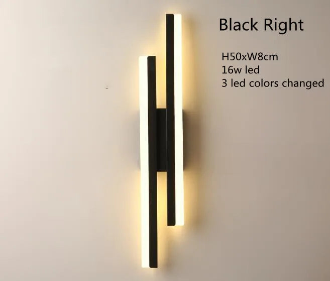 The Colonna Brass Linear Wall Sconce