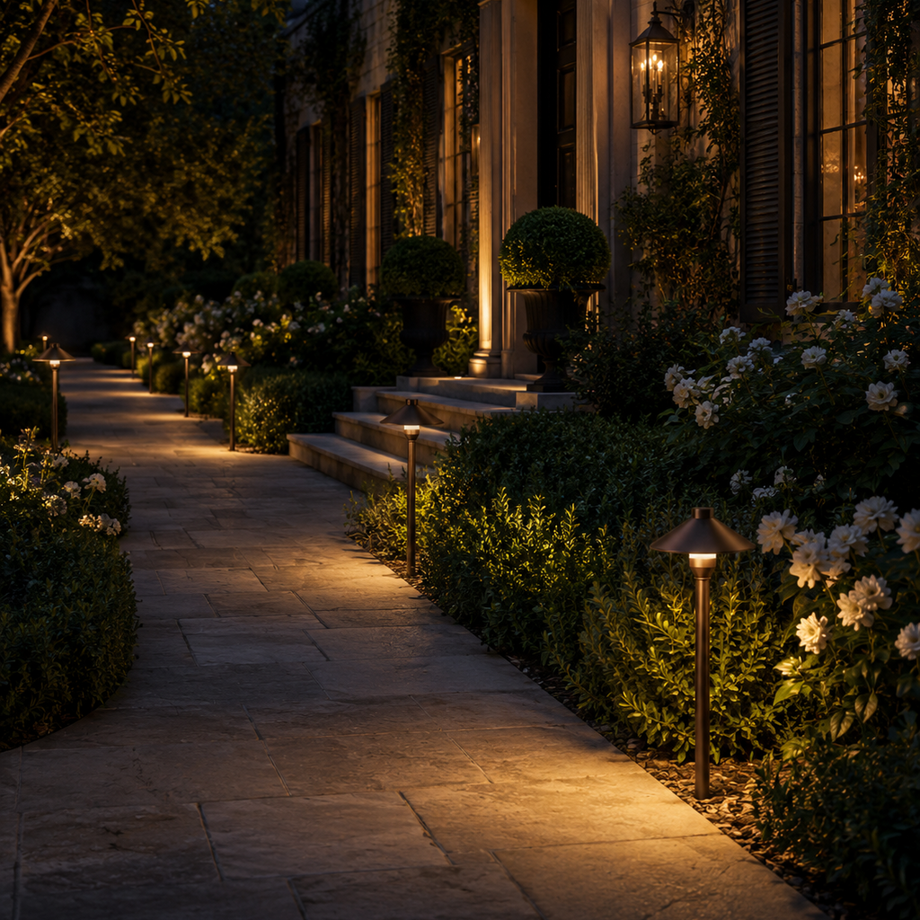 The Devereux Bronze Pathway Lights Set of 12